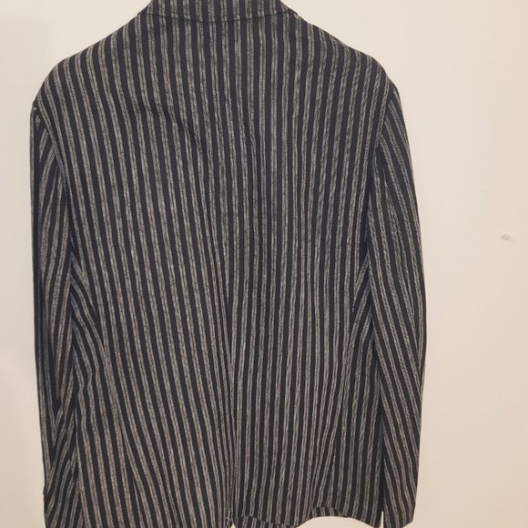 Blue Striped Blazer - Picture 3 of 6